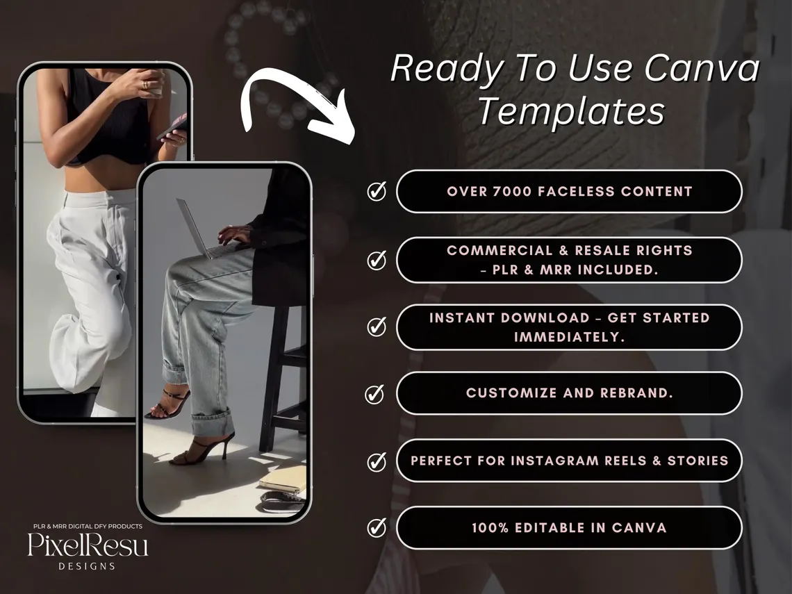 7000+ Faceless Aesthetic Videos + Story / MRR & PLR Reseller / Affiliate Marketing, Social Media Mrr DFY Instagram Faceless Content - Image 2