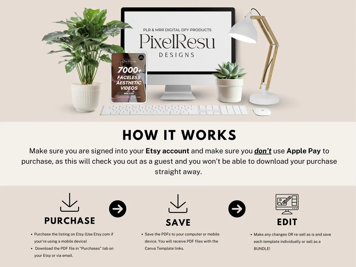 7000+ Faceless Aesthetic Videos + Story / MRR & PLR Reseller / Affiliate Marketing, Social Media Mrr DFY Instagram Faceless Content - Image 6